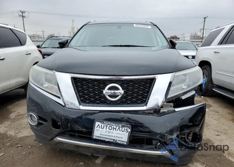 2014 Nissan Pathfinder S from USA, damaged, VIN 5N1AR2MM6EC633218